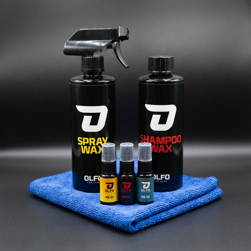 Spray Wax, Shampoo Wax en 3 Auto Parfums